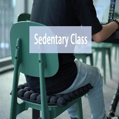 Sondor Travel Seat Cushion-Inflatable seat Cushion for Airplane & Long Flights, Portable Travel Cushion for Airplane Seats, Office Chairs, andWheelchair.Ergonomically Designed seat Cushion