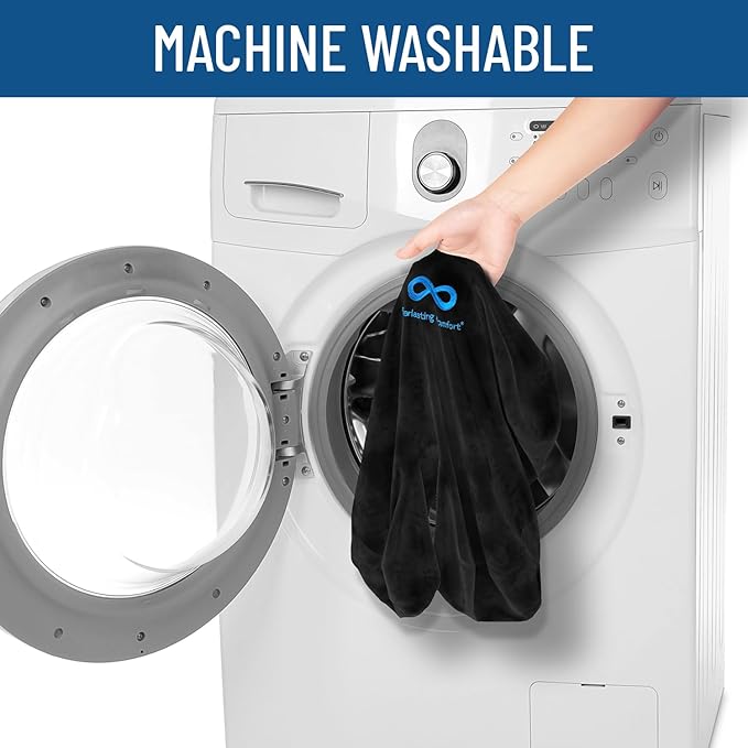 Everlasting Comfort Doctor Recommended Memory Foam Seat Cushion for Office Chairs & Car - Ergonomic Office Desk Accessories - Cushions for Tailbone Pain Relief, Sciatica & Back Support Pillow