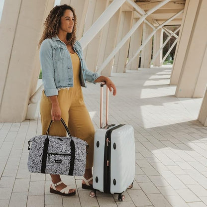 Jadyn Lola Travel Bag, Weekender/Overnight Duffel, Gym Tote Bag for Women, Men