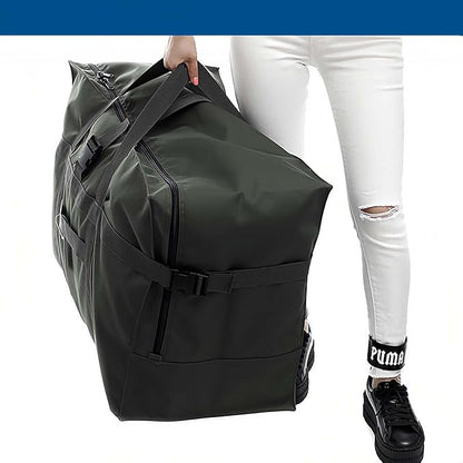 Arxus Large Duffel Bag, Waterproof Carry on Weekend Overnight Storage Bag over Luggage for Airline, Travel, Camping, Moving