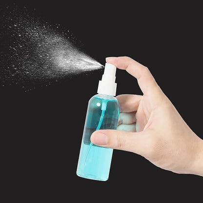 100PCS 1oz/30ml Small Spray Bottle, Clear Fine Mist Spray Bottle Mini Empty Hair Spray Bottle, Plastic Refillable Cosmetic Containers for Plants, Cleaning, Misting & Skin Care