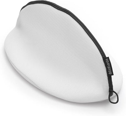 Brabantia Mesh Zip Up Sneaker Bag for Washing Machine (White) Laundry Protector for Cleaning Tennis Shoes, Running Shoes, Athletic Shoes