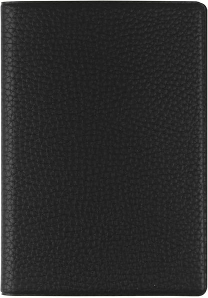 Fenice Classic Passport Cover Holder Wallet Case for Travel Essential RFID Blocking Vegan Leather Waterproof (BLACK)