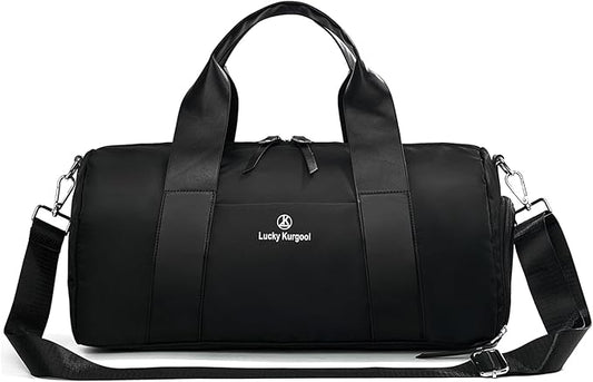 Small Gym Bag for Women with Wet Pocket & Shoes Compartment, Cute Mini Sport Duffel Gym Tote Bags for Yoga, Workout, Dance, Swim