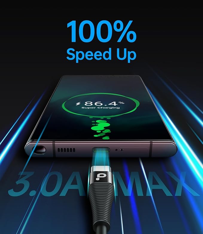 USB C to C Cable 3FT for Car, Coiled USB C Cable Fast Charging for iPhone 16, Short USB Type C Cable for iPhone 17/16/15/Pro Max/Plus/Samsung Galaxy S23, Compatible All Type C Devices-Black