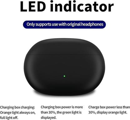 Charging Case Replacement Compatible with Beats Solo Buds (2024), Charger with Bluetooth Pairing Sync Button & 660mAh Built-in Battery (Not Include Earbuds)