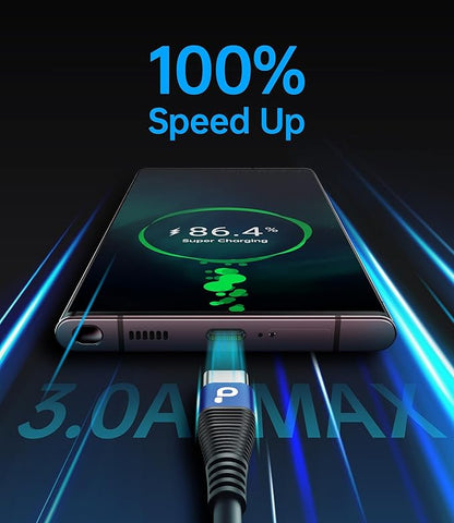 USB C Cable 3ft 2Pack Coiled USB A to USB C Charge Cord for Car, USB-C Charging Cable Compatible with iPhone 17/16/15/Plus/Pro/Pro Max/Samsung Galaxy S20 S10 S9 S8 Plus Note 10 and Other USB C Devices