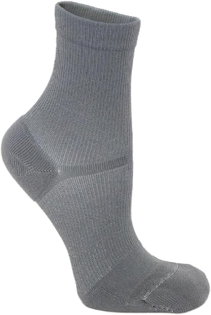 Apolla The Performance Compression Crew Socks for Men & Women, 20-30 mmHg, As Seen on Shark Tank, Ankle, No Show Sock, 1 pair