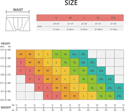 LUEXBOX Pocket Underwear for Men with A Secret Hidden Pocket, Travel Boxer Briefs, 4 Packs (Black)