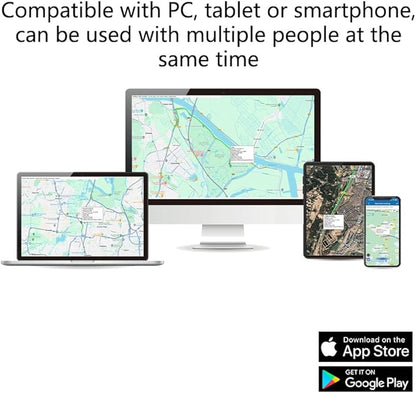 4G GPS Tracker for Vehicle - Magnetic Car Tracking Device with Real-Time Tracking, Anti-Theft Alerts, 6 Months Long Battery Life, Waterproof Tracker for Trucks, Fleet TK905-E Subscription Required