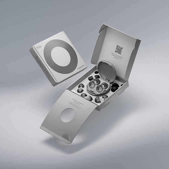 Loop Engage 2 Plus Ear Plugs – Everyday Noise Relief with Clear Speech for Social Gatherings, Work, Conversation, Parenting & Noise Sensitivity – 16 dB Noise Reduction + Mute for Extra Coverage, Dusk