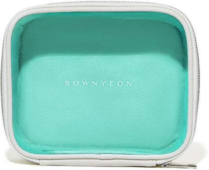 ROWNYEON Clear Makeup Case Toiletry Bag Multipurpose Travel Makeup Train Case Portable Cosmetic Organizer Transparent Storage Bag