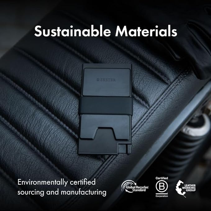 Ekster Aluminum Cardholder Wallet for Men | Metal Wallets with RFID Blocking Layer | Slim & Minimalist Aluminum Wallet with Push Button for Quick Card Access