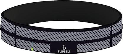 FlipBelt Zipper Running Belt, Waist Pack for Fitness and Running, US Company