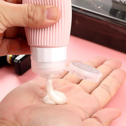 16 Pack Travel Bottles for Toiletries, Oversize Silicone Travel Containers jar for Toiletries, Leak Proof Refillable Liquid Shampoo And Conditioner Travel Essentials toiletry Bottles