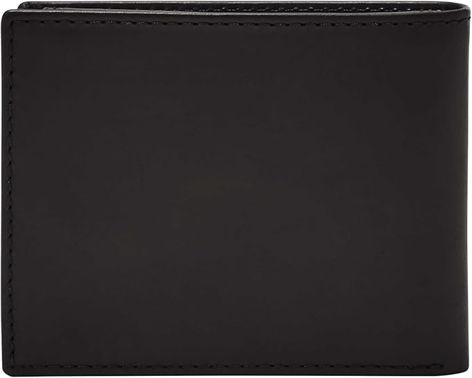 Fossil Men's Derrick Leather RFID-Blocking Bifold Passcase with Removable Card Case Wallet