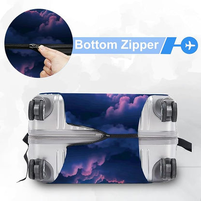 ANNA QUEEN Travel Luggage Cover Suitcase Protector Suitcase Cover Anti-Scratch,Stretchable Luggage Travel Bag Cover Washable