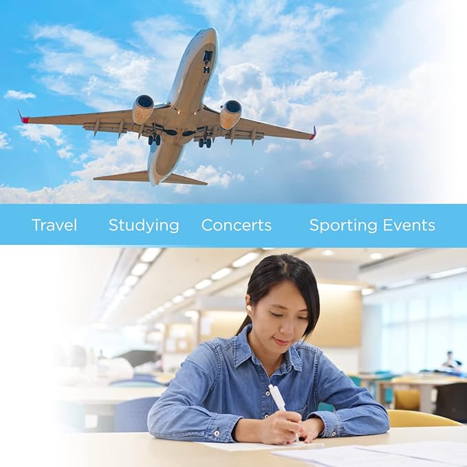 Amazon Basic Care Soft Foam Earplugs, 100 Count (2 Pack of 50 Pairs)