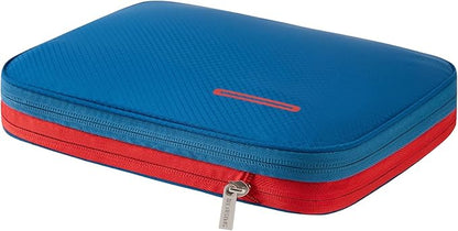 Bee Nesting BeeNesting Waterproof Compression Packing Cubes 5/6/8 sets, Large Travel Packing organizers for Carry on Luggage, 2 Sides Expandable Storage Bags (Blue Red, 4L)