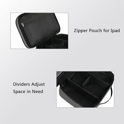 MATEIN Electronics Organizer Travel Case, Large Cable Storage Bag, Water Resistant Carrying Case with Handle, Tech Organizer for Tablet (Up to 12.9inch), USB Charger, Clipper, Grey