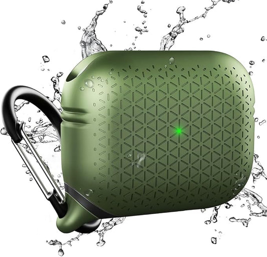 Catalyst Waterproof Case for AirPods Pro 2nd Generation and AirPods Pro 1st Generation - Wireless and USB-C Charging Compatible, One Piece Design, High Drop Protection Case with Carabiner