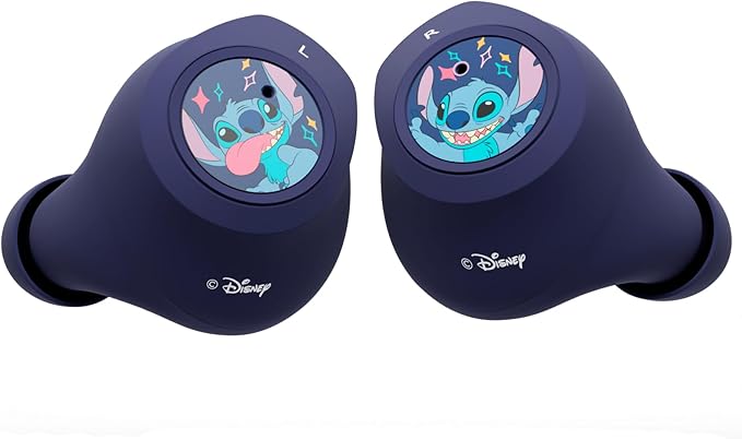 Disney Lilo and Stitch Bluetooth Earbuds w/Charging Case- Wireless Headphones w/Built-in Mic+ Up to 30 Hrs Playtime- Lilo and Stitch Gifts for Girls,Boys,Women,Men,All Fans of Lilo and Stitch Stuff