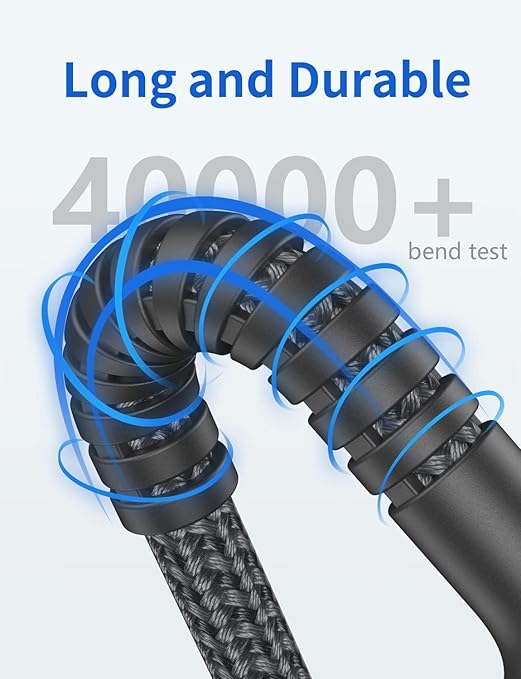 USB C to USB C Cable 6FT, USB Type C Fast Charging Cable 2Pack USB C Cable Nylon Braided USBC iPhone Charger Cord Compatible with iPhone 17/16/15/Pro Max, Sam-sung Galaxy S23, LG and More USB-C Device