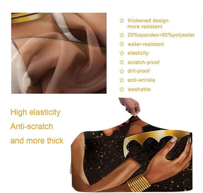 Afo couple Travel Luggage Cover Suitcase Protector Washable Baggage Covers With Concealed Zipper Suitable For 18-32 Inch Medium