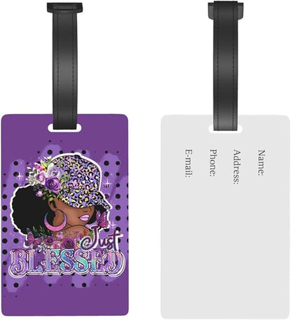 Travel Suitcase Protector African American Girl Elastic Protective Washable Luggage Cover With Concealed Zipper Suitable For 18-32 Inch(L (for 25-28 inch luggage))