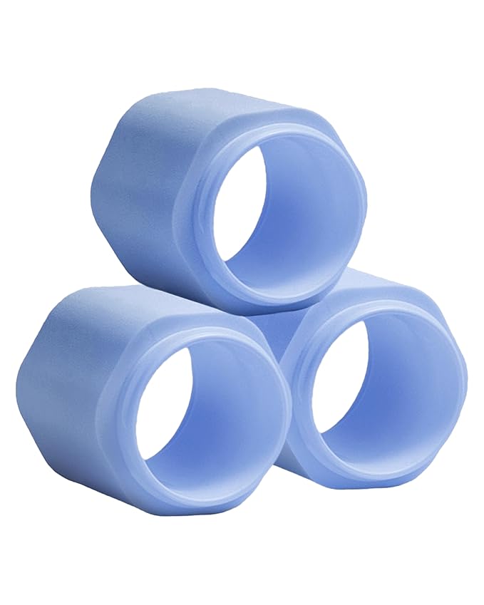 Cadence Extender - Add On to Any Flex Magnetic Containers with Lids,Extension to Travel Bottles for Toiletries - Carry On Travel Essentials For Women/Men - Adds Additional 1.43 fl oz - 3pk, Pacifiic