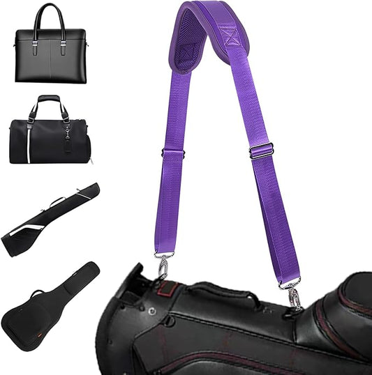 Heavy Duty Shoulder Strap for Bag Universal Replacement 58" Fixed Padded Adjustable Buckle