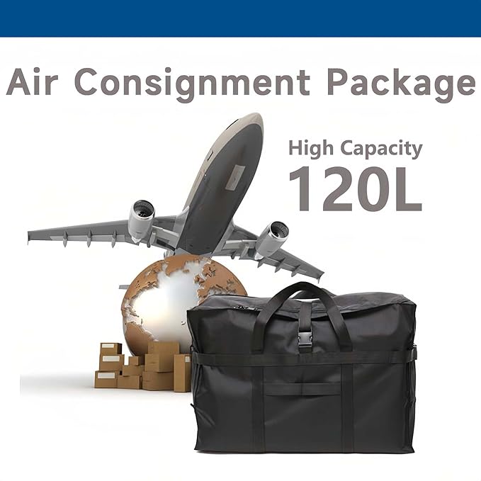 Arxus Large Duffel Bag, Waterproof Carry on Weekend Overnight Storage Bag over Luggage for Airline, Travel, Camping, Moving