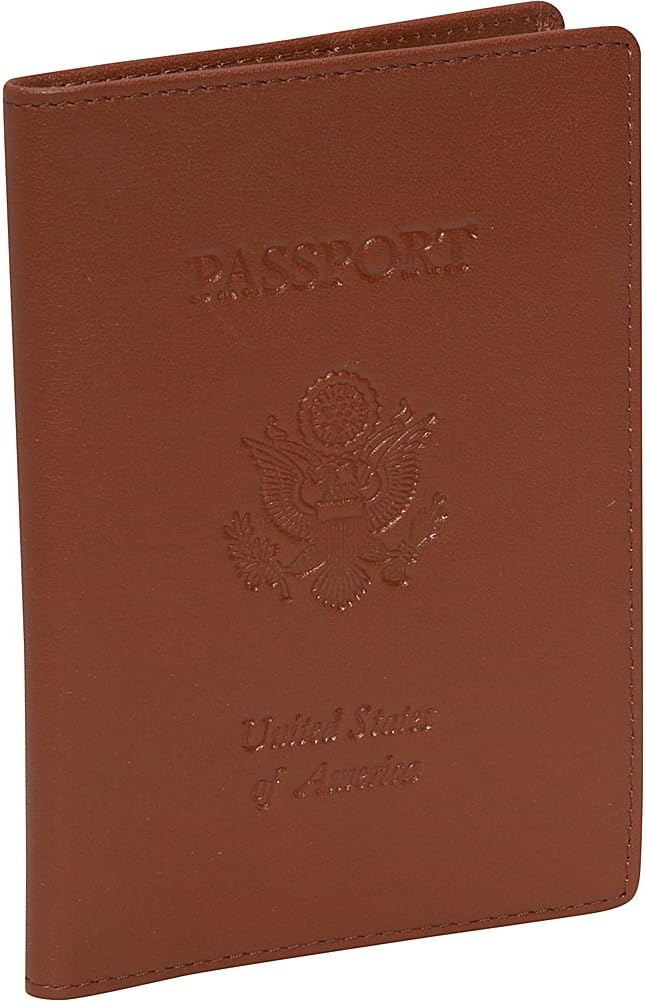 Royce Leather Rfid Blocking Passport Travel Document Organizer In Genuine Leather Packing Organizer, Tan 3