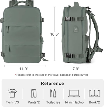 Travel Backpack For Women Men Airline Approved Carry On Backpack Flight Approved Waterproof Sports Luggage Backpack Casual Daypack Small Hiking Backpacks