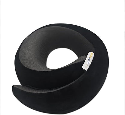 Snail Flexible Neck Pillow, Airplane Travel Pillow, Premium Memory Foam Travel Pillow, 360° Ergonomic Design, Asymmetrical Sides, Suitable for Office, Automotive, Washable Pillowcase