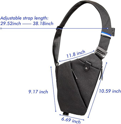 NIID Sling Bags Mens Lightweight Crossbody Chest Casual Daypack Anti-theft Water Resistant Shoulder Backpack