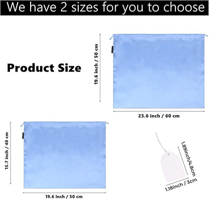 GONGKANGYUAN 6 Pack Dust Bags for Handbags – Silk Drawstring Storage Pouch, Dustproof Travel Organizer for Purses, Shoes & Boots