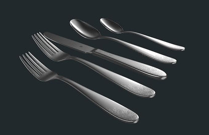 Modern Silverware Set, 18/10 Stainless Steel Flatware, Mirror Finish, Dishwasher Safe, Elegant Cutlery for Home and Dining, Built to Last (80-Piece, Imperial)