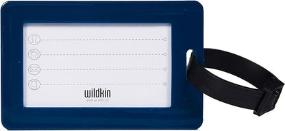 Wildkin Kids Luggage Tags – Set of 2, Durable Bag Tags w/Info Card for Suitcases & Backpacks - Transportation