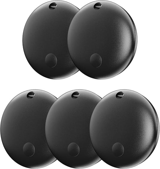 Air Tracker Tag, IP67 Waterproof Bluetooth Tracker, Keychain Finder, Item Locator for Backpacks, Suitcases and Wallets, Cars, Keys and Cameras (Android Only Black-5)