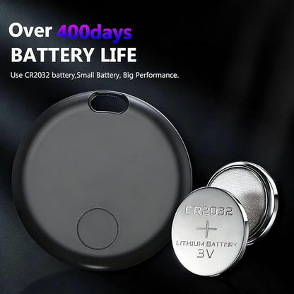 Air Tracker Tags-4 Pack Seektags [2025 Dual-System Compatible] for Apple Find My & Android Find Hub, 400 Days Battery with CR2032, 100dB Alarm, Compatible with iOS & Android for Keys Wallet Luggage