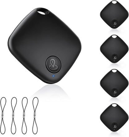 2025 Upgraded 【Google MFG Certified】 Air Tracker for Android 4 Pack, Tracker Tags Item Finder Works with Google’s Find Hub, Air Tracking Device Locator, Smart Tag for Keys, Luggage, Bag, Suitcases