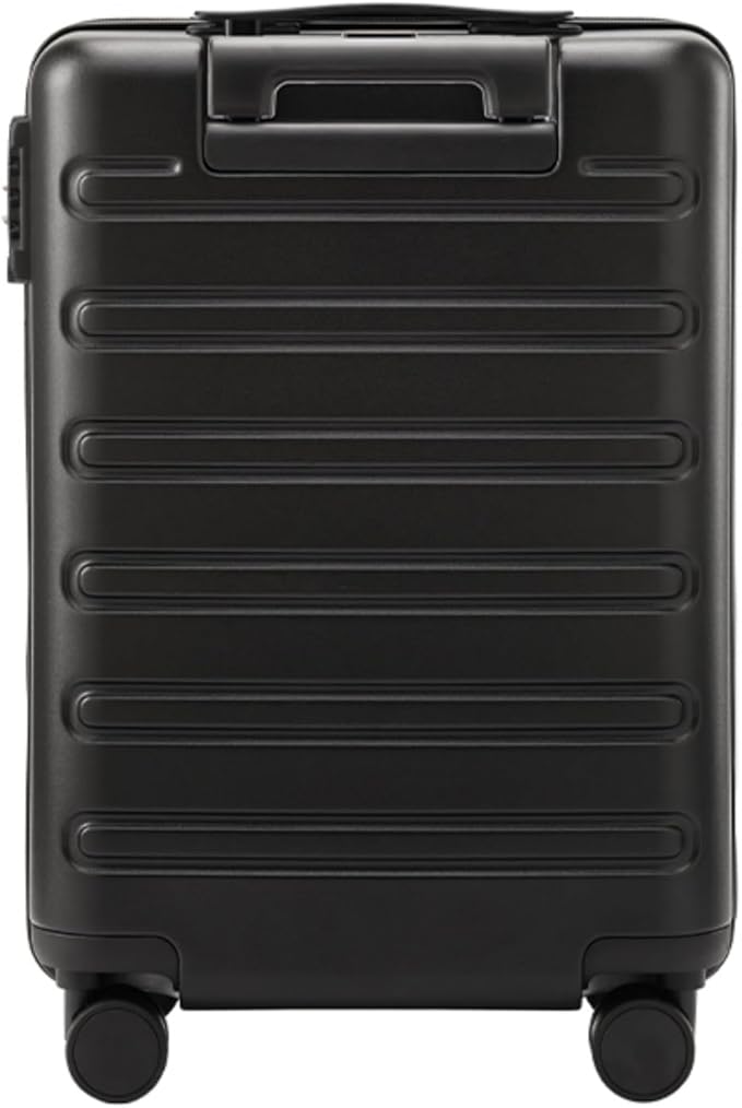 NINETYGO Carry On Luggage 22x14x9 Airline Approved, 20 Inch Luggage with Smooth Double Spinner Wheels, Hard Shell PC+ABS Suitcase Carry-On, Lightweight Travel Luggage, TSA Approved (Black, Andes)