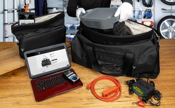 Xtreme Sight Line ~ Xecutive Transport Faraday Duffel Bag for Military Use ~ MOLLE System ~ Computer Towers and Other Large Electronics ~ Data Security for Executive Travel~ Tracking/Hacking Defense