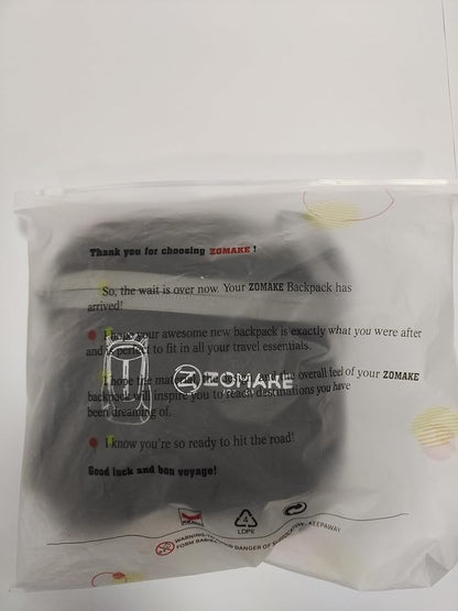 ZOMAKE Ultra Lightweight Packable Backpack 25L, Foldable Hiking Backpacks Water Resistant Small Folding Daypack for Travel(Black)