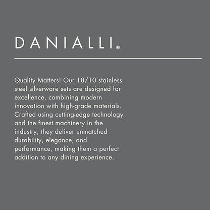 Modern Silverware Set, 18/10 Stainless Steel Flatware, Mirror Finish, Dishwasher Safe, Elegant Cutlery for Home and Dining, Built to Last (40-Piece, Imperial)