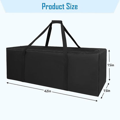 42" Sports Duffle Bag - 155L Extra Large Travel Duffel Luggage Bag with Upgrade 2-way Lockable Zippers, Durable & Water Resistant (42inch)
