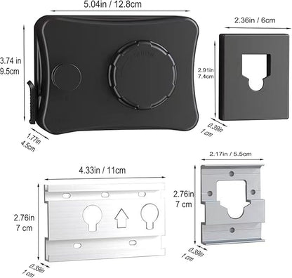 Anti-Sagging Clothes Line Thickened Steel Wire Retractable Clothesline Heavy Duty Clothesline Wall Mounted Matte Black Finished