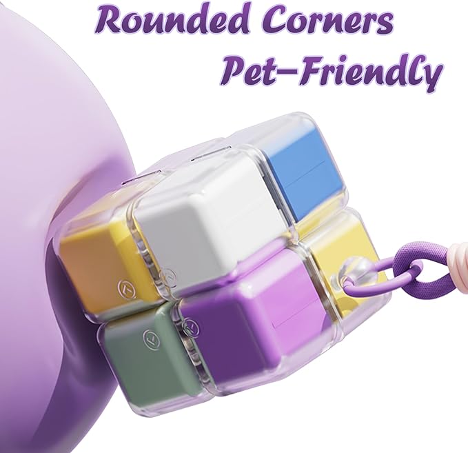 Daily Pill Organizer with 8 Compartments - Perfect Weekly Pill Case Waterproof Pill Box for Daily Vitamins and Medicine, Small Pill Container for Pocket Purse (Multi-Color)