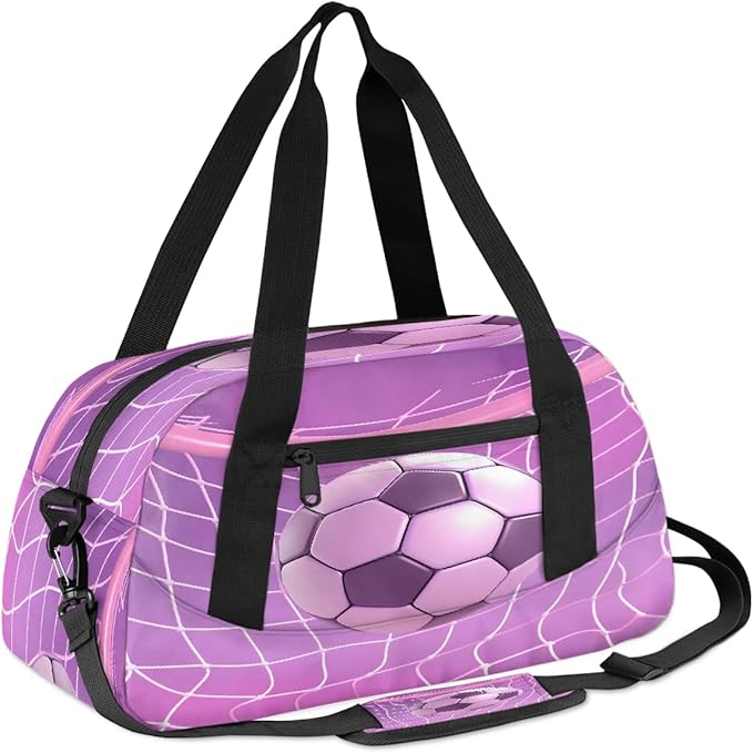 Kids Duffel Bag for Boys Girls Teens, Sports Soccer Waterproof Gym Sports Duffle Bags Dance Travel Overnight Weekender Bag for School Practice
